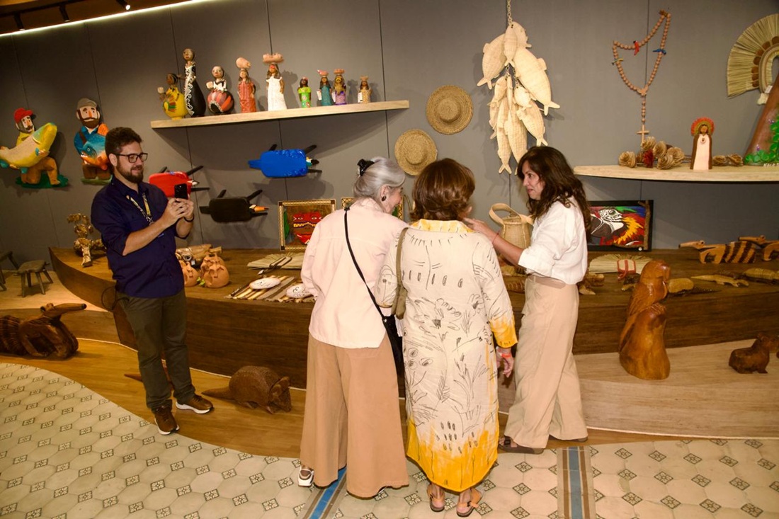 “Curvas Pantaneiras” leva identidade de MS para o principal centro de artesanato do país