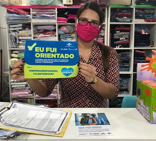 Empresa visitada recebe selo Eu Fui Orientado