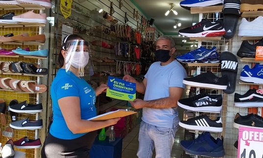 Com abrang&ecirc;ncia estadual, a&ccedil;&atilde;o Eu Fui Orientado apoia os pequenos neg&oacute;cios no funcionamento seguro das atividades