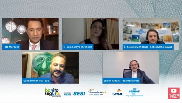 Live pode ser assistida novamente nos canais do Sebrae/MS