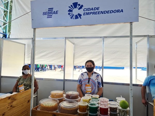 Daniele foi uma das empreendedoras locais que participaram da Feira de Neg&oacute;cios